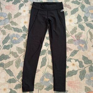 The north face black heather leggings 27” inseam